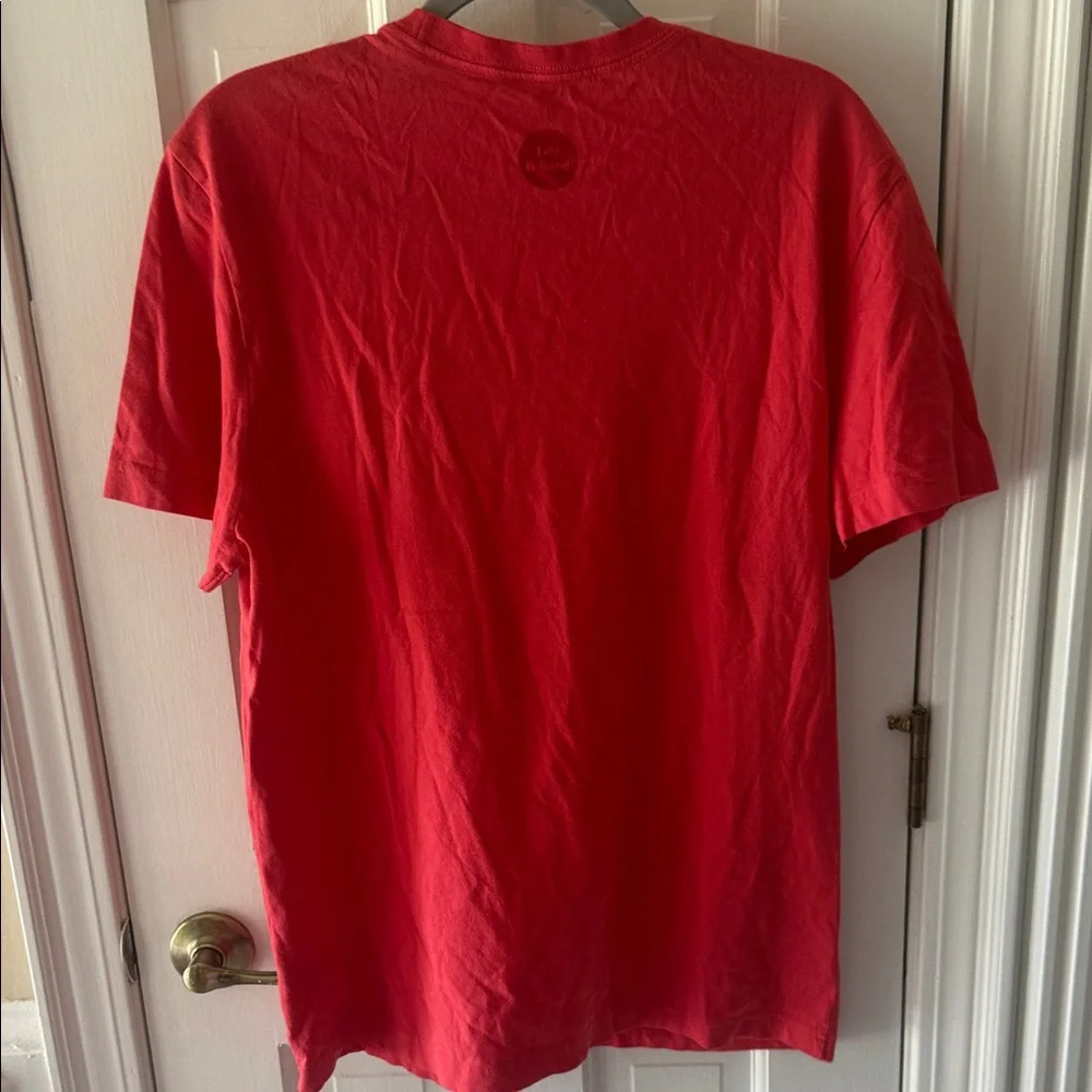 Life Is Good Red Cat Sunglasses T-Shirt